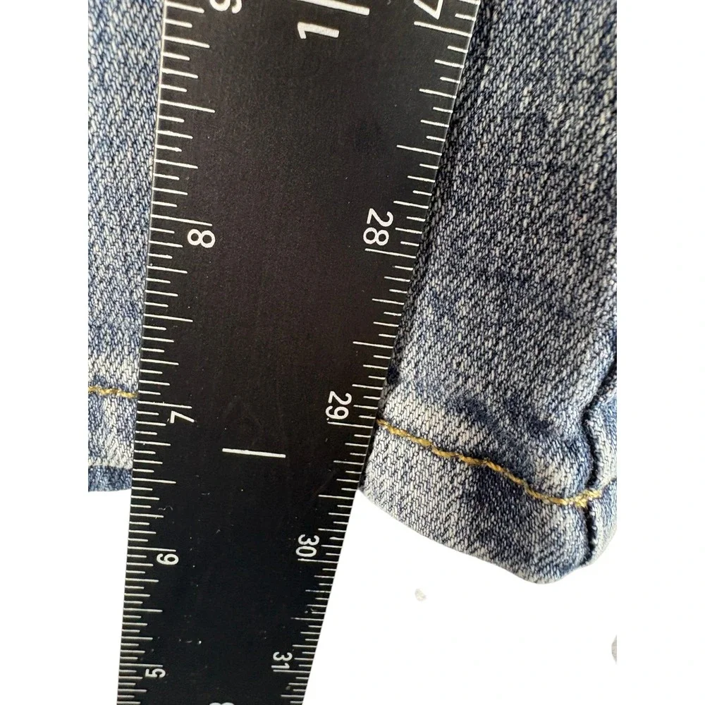 Wrangler Retro Slim Bootcut Jeans Mens 34x30 Blue Washed Faded Rugged 1077MWZGL